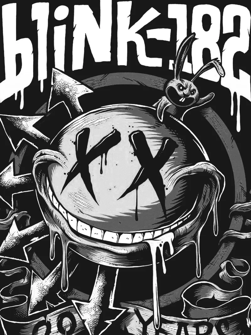 Blink-182 band art carta hahnemühle da vanhesling
