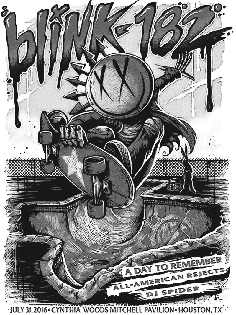 Art du groupe Blink-182 hahnemühle de vanhesling