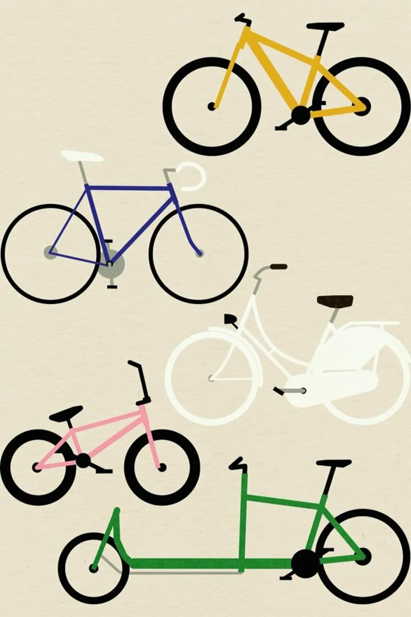 Bicycles pellicola backlit da Rosi Feist