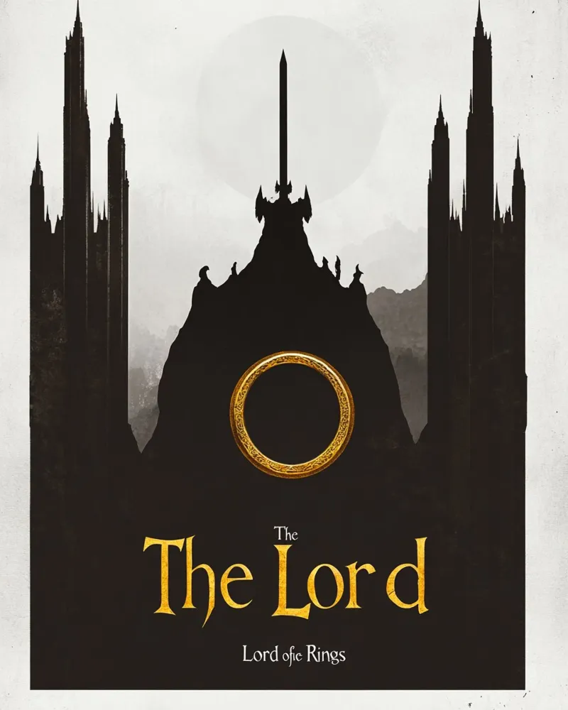 The Lord of the Rings - Schaduwen van Mordor canvas van Mittelerde Atelier