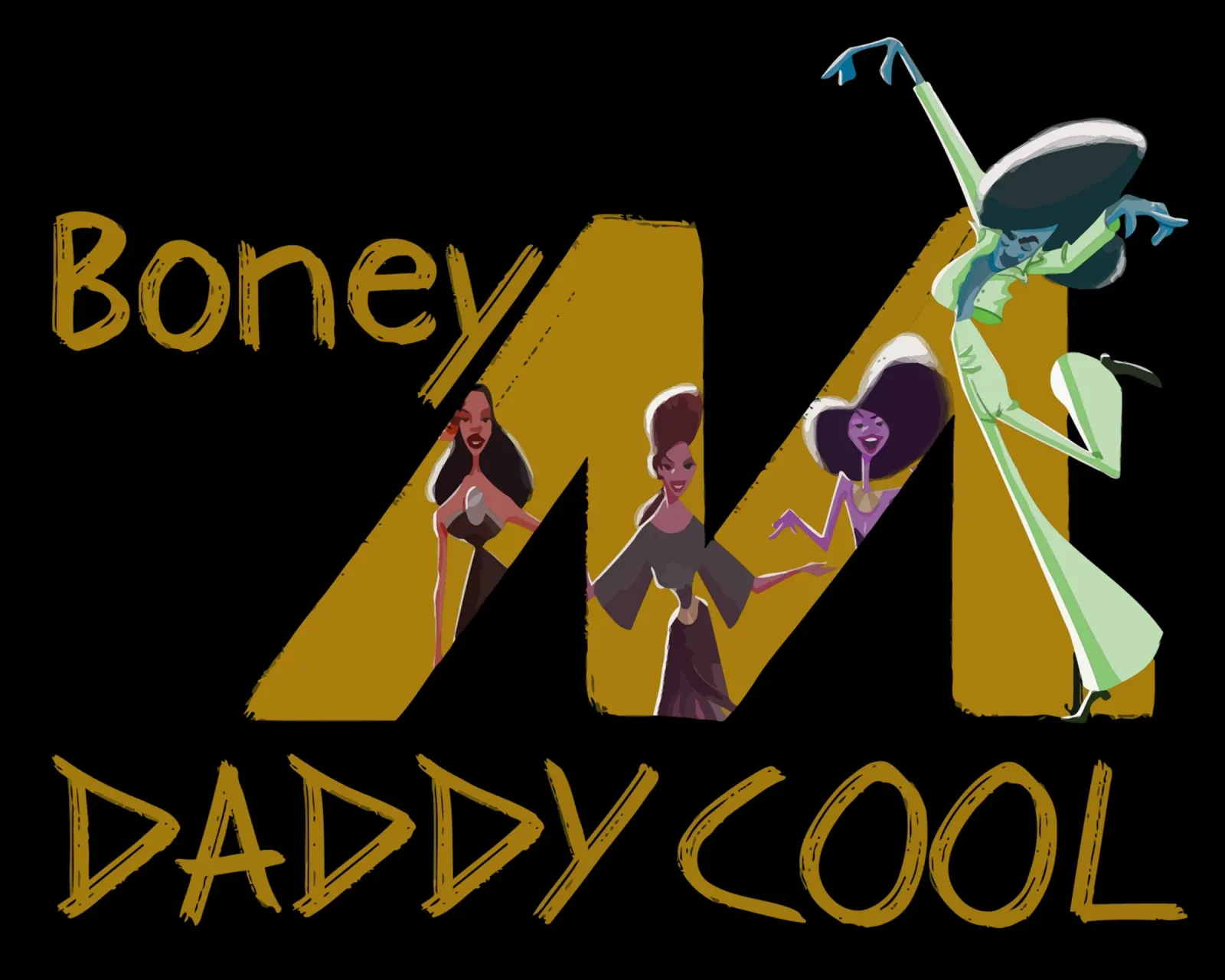 Boney M. - Daddy Cool Hahnemühle von Gladysrg