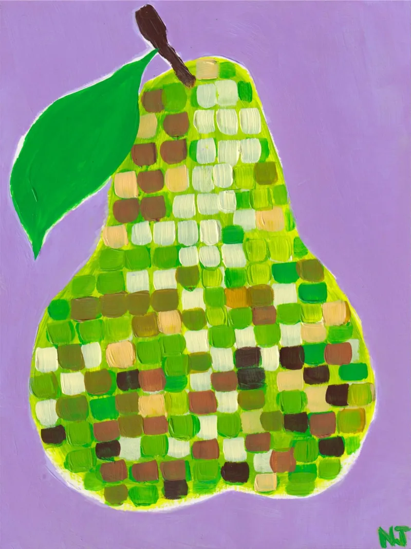 Disco Pear plexiglass da Natasha Joseph