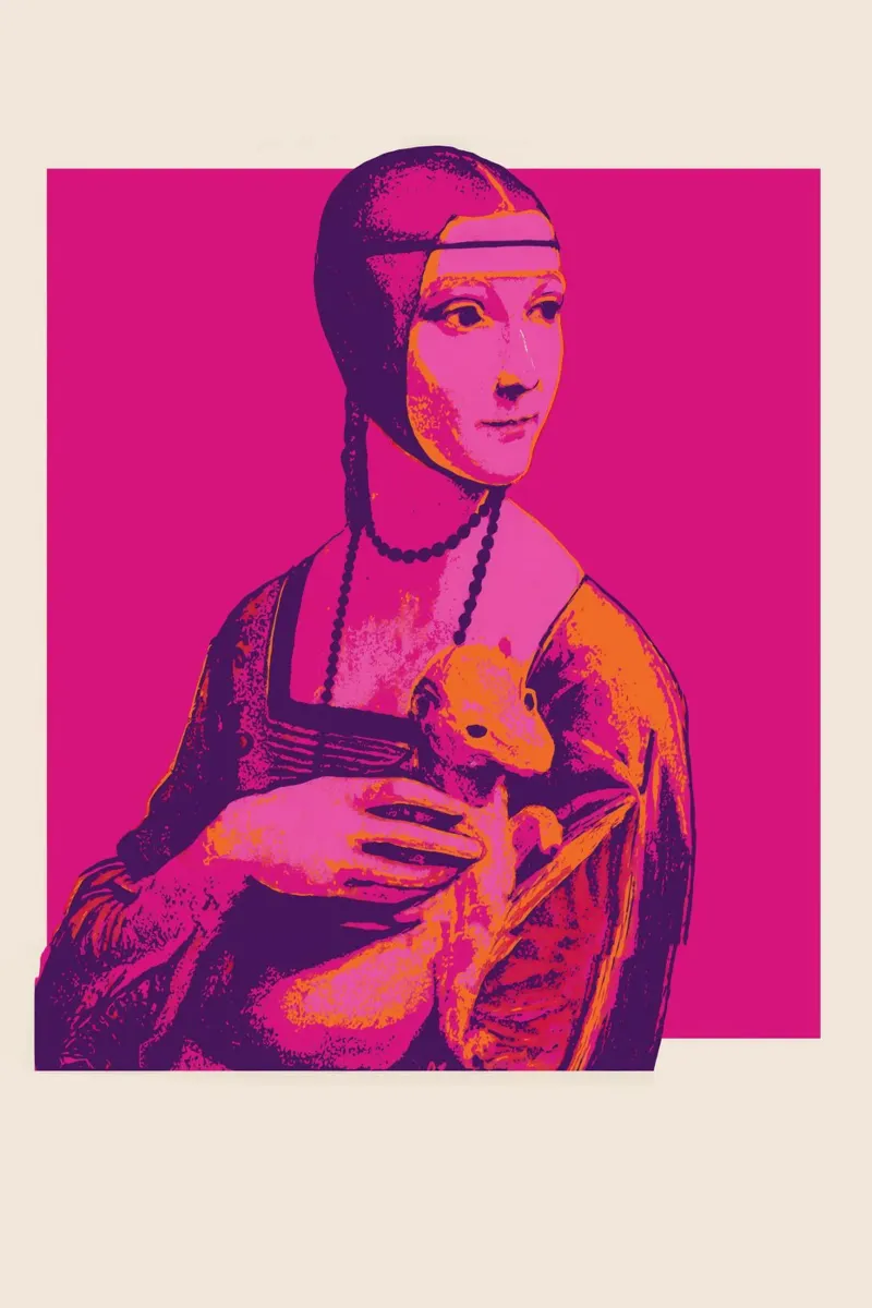 The Lady With An Ermine plexiglass da treechild