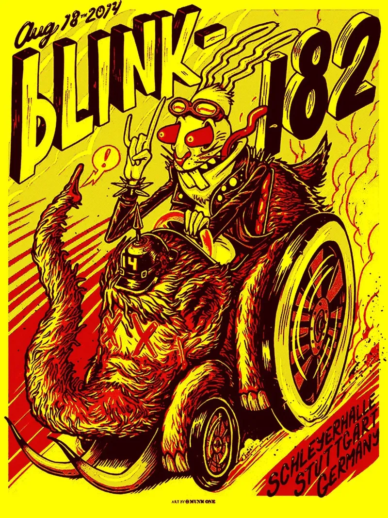 Blink-182 pellicola backlit da vanhesling