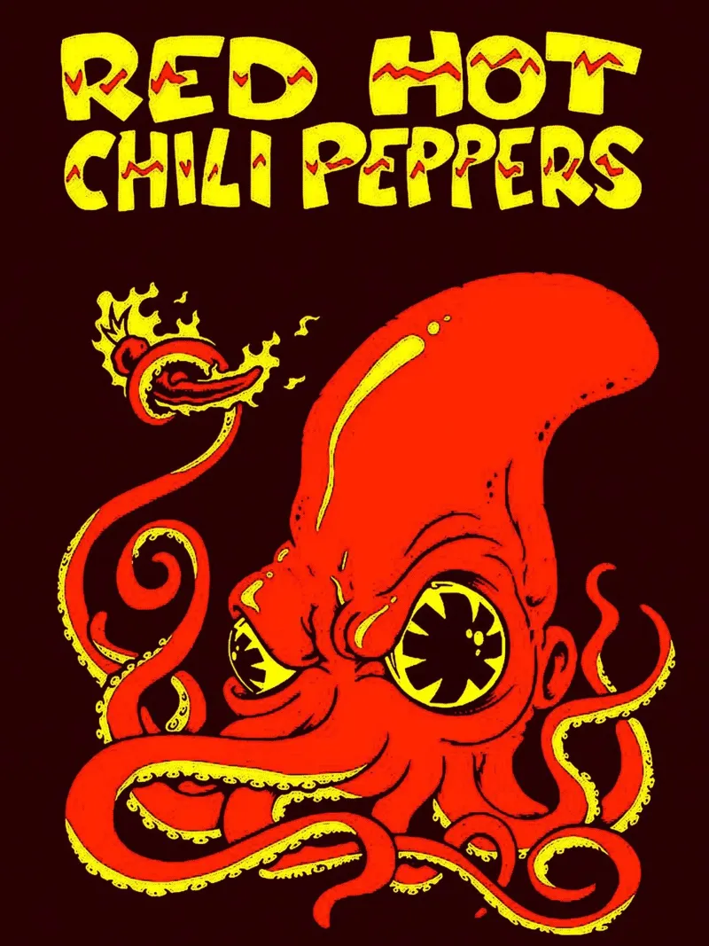I Red Hot Chili Peppers pellicola backlit da vanhesling