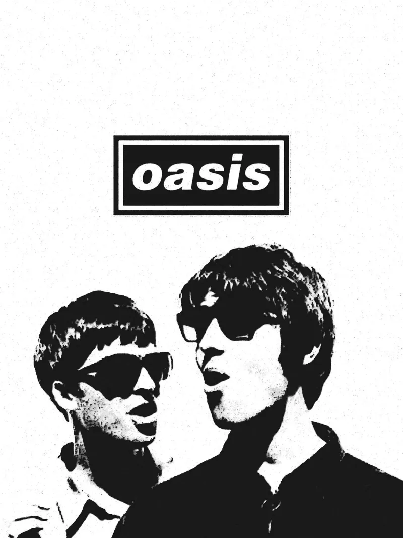 arte della banda degli oasis tela da vanhesling