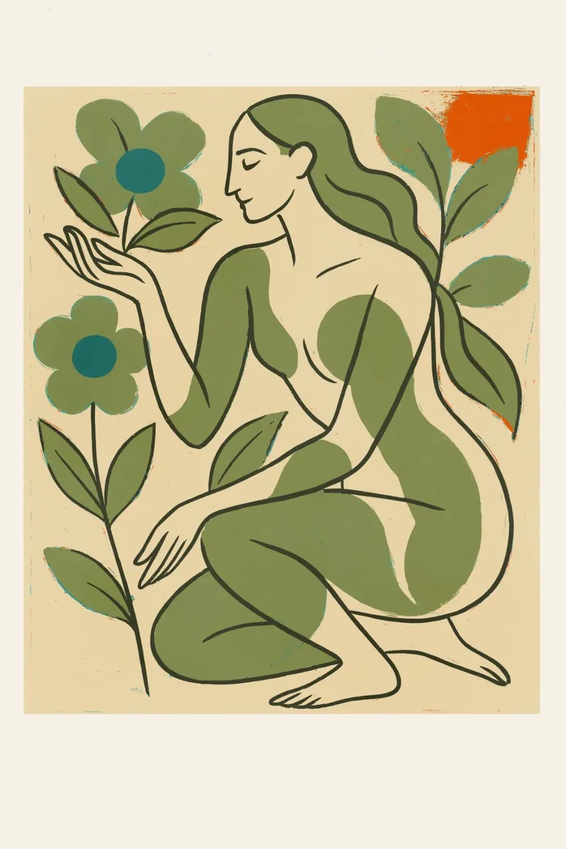 The Plant Princess Acryl-Glas von treechild