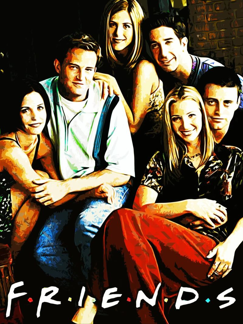 Friends Tv Series Art poster de ontoseno