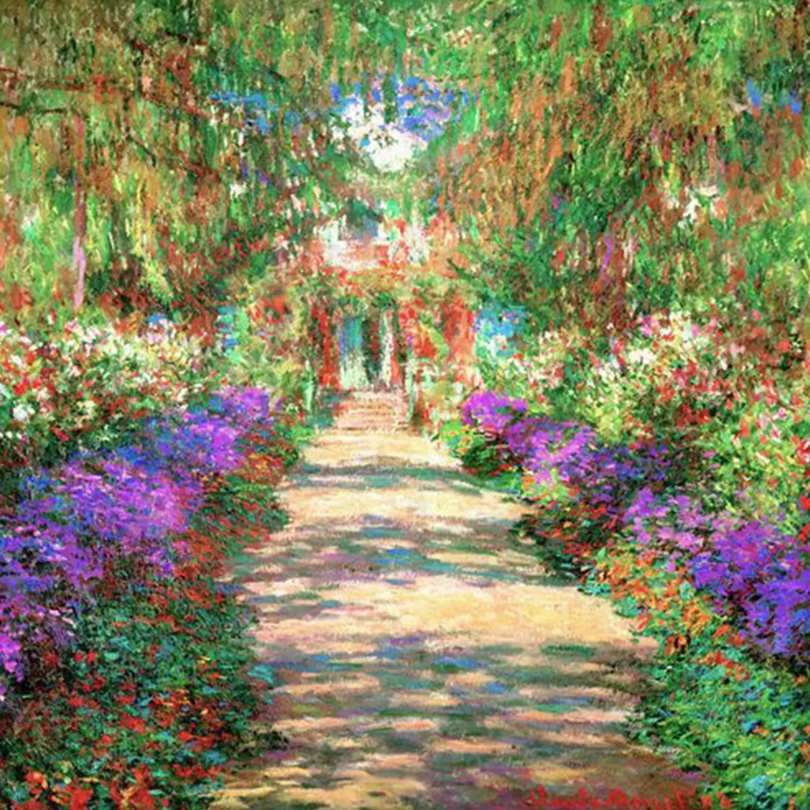Monet memory lane canvas van Günstiger Laden