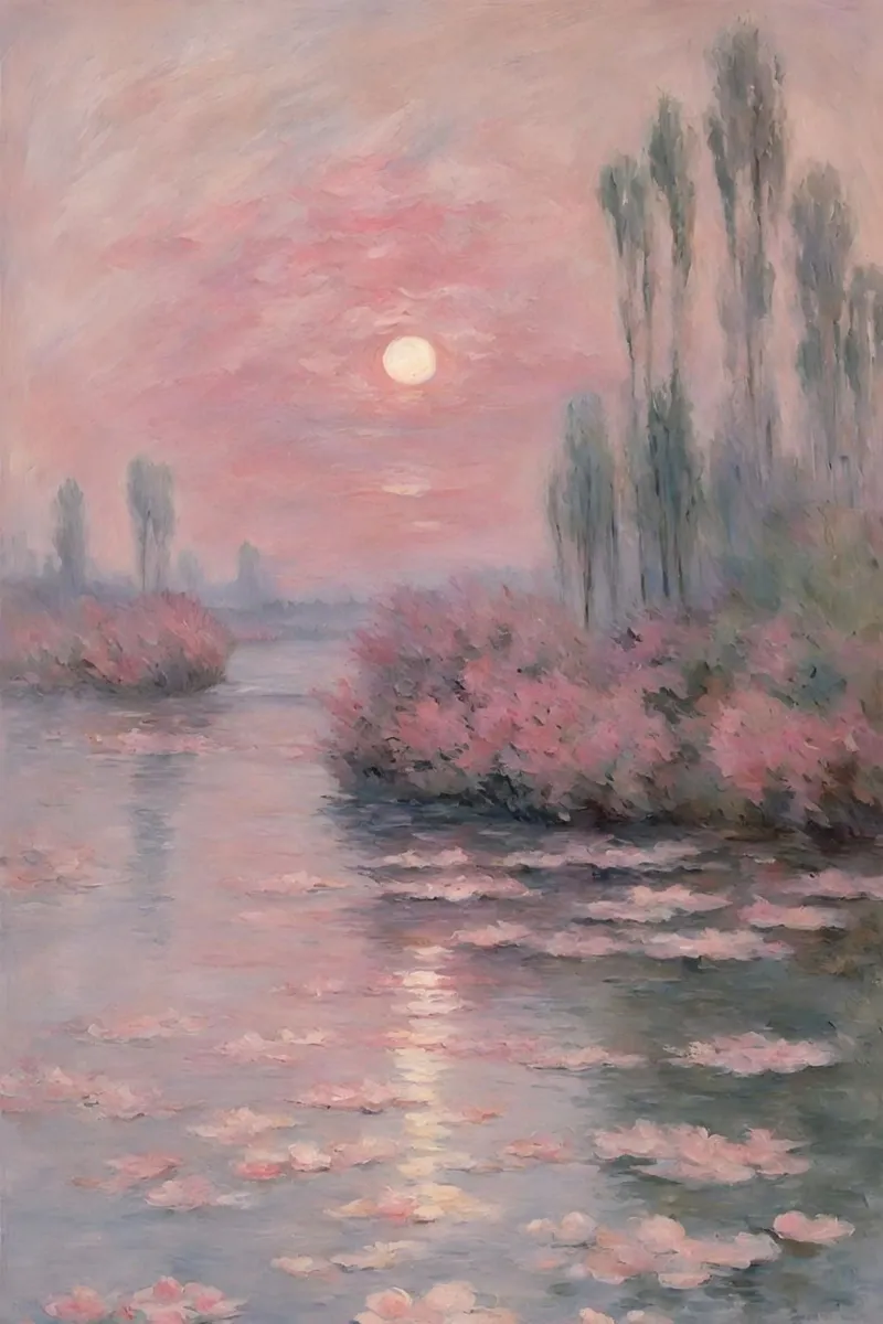Tramonto di Monet pellicola backlit da Günstiger Laden
