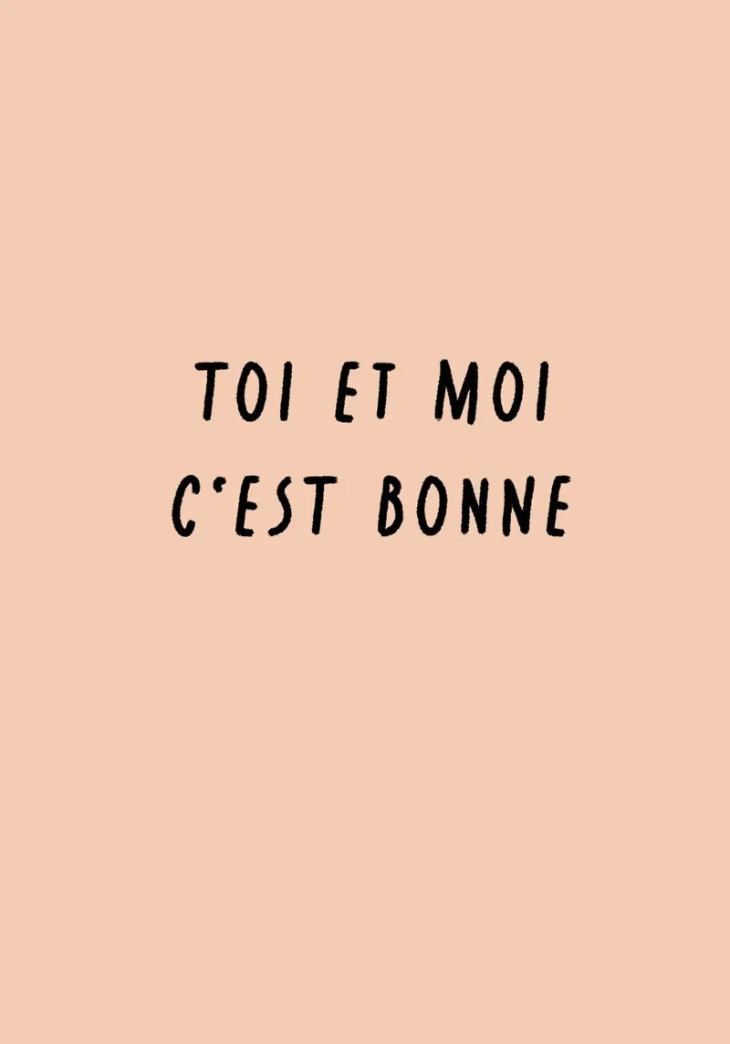 TOI ET MOI. C‘EST BONNE. pellicola backlit da FRICKE DESIGN