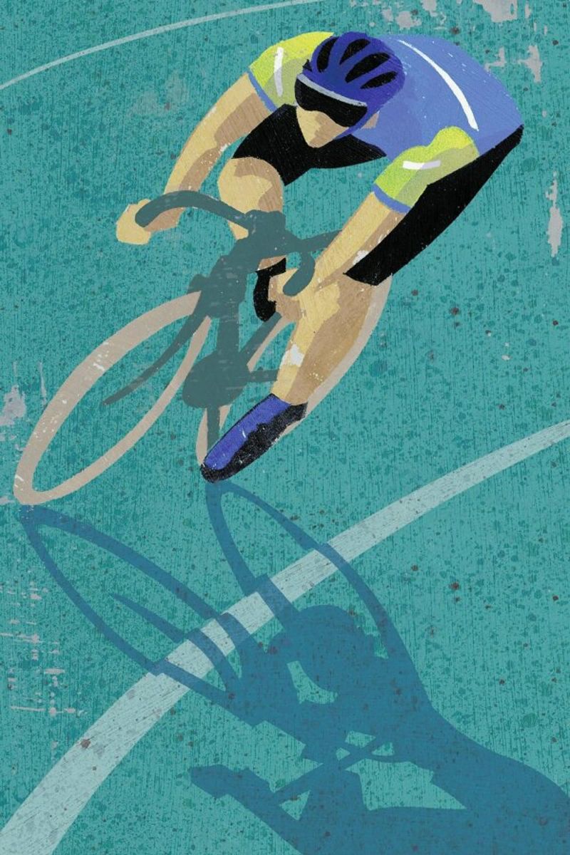 Cycling poster by Andy Bridge