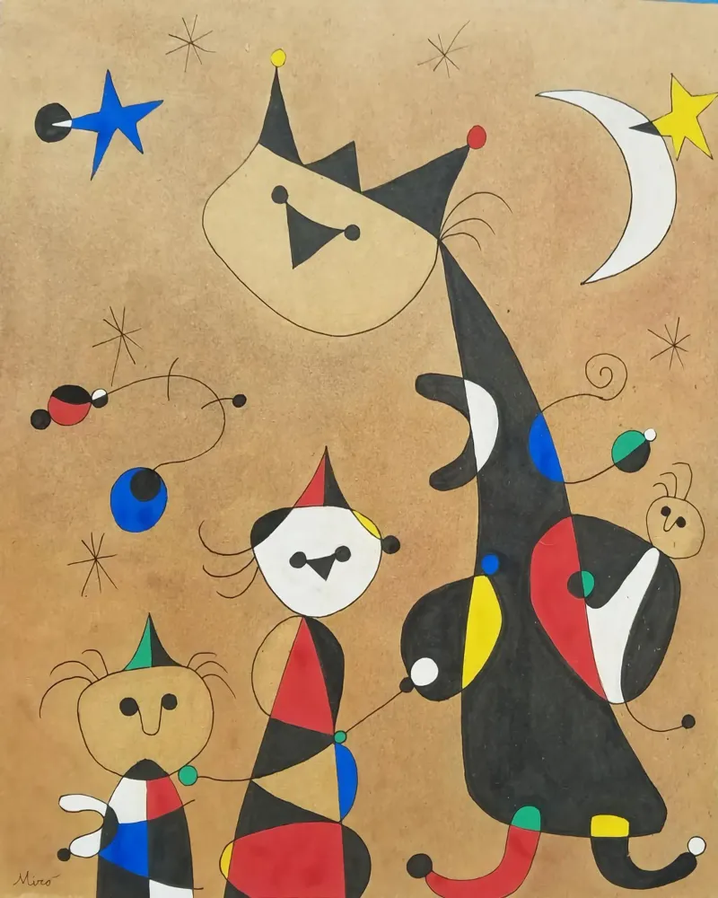 Famiglia Joan Miró pellicola backlit da The Bakulans