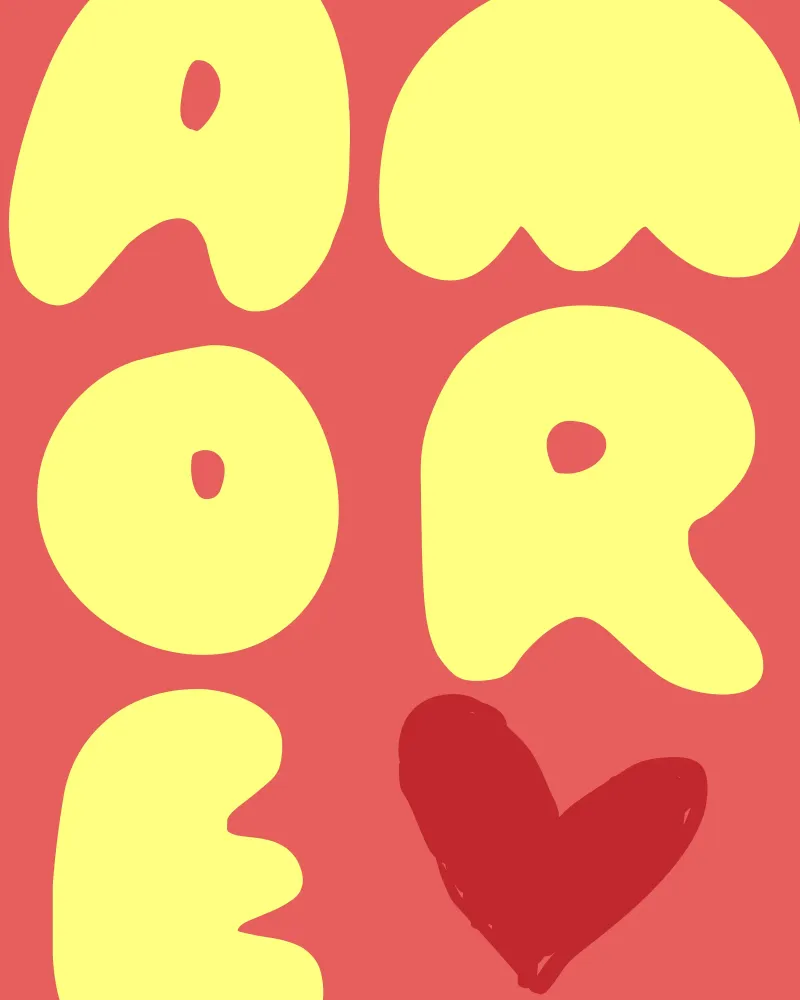 Amore - L'amore italiano a colori alluminio dibond da Artezza