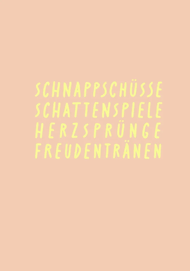 Schnappschüsse.Schattenspiele.Herzsprünge.Freudentränen. alluminio dibond da FRICKE DESIGN