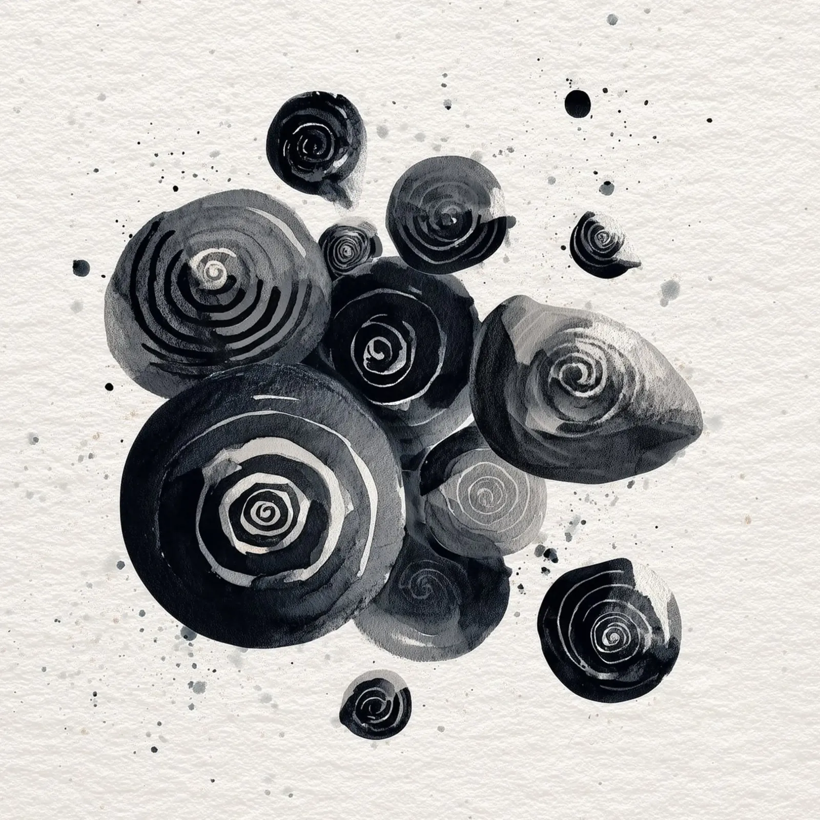 Campo di vortici carta hahnemühle da Matthias Keller Studio