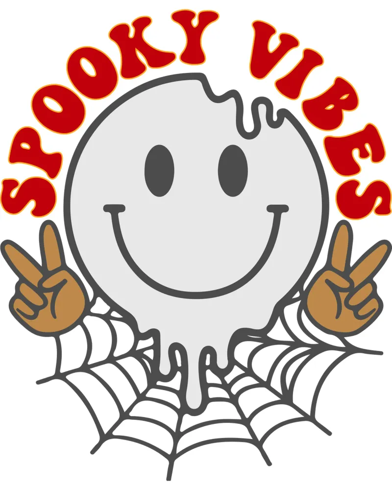 spooky vibes spinne lustig halloween Backlit Folie von ersanim