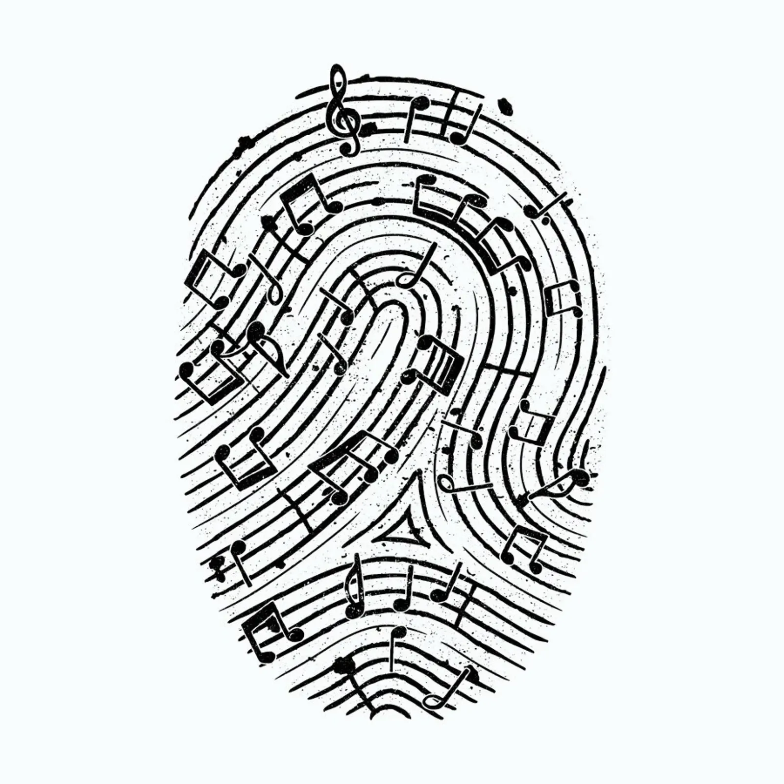 Musical Fingerprint pellicola backlit da Tobe Fonseca