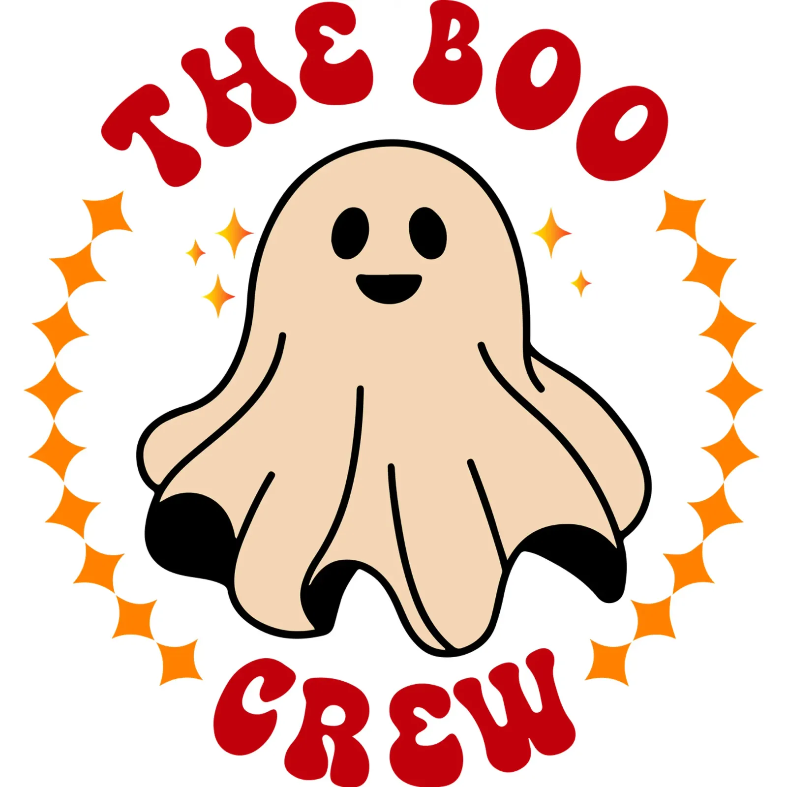l'équipe boo drôle d'halloween poster avec cadre en aluminium de ersanim