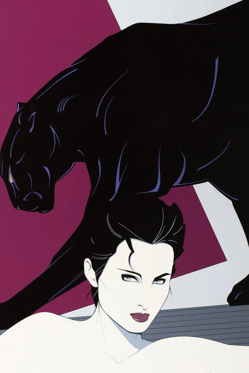 Patrick Nagel art pellicola backlit da Kabir