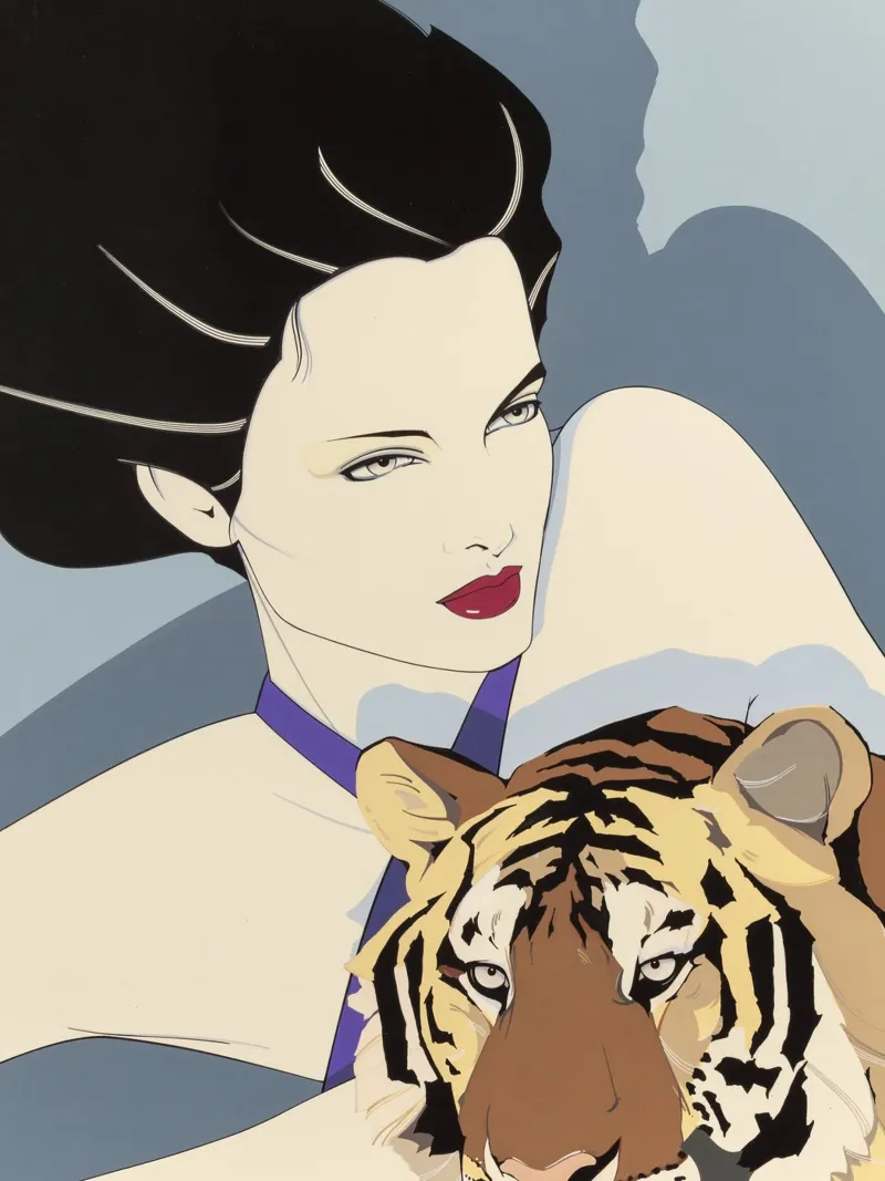 Patrick Nagel art carta hahnemühle da Kabir