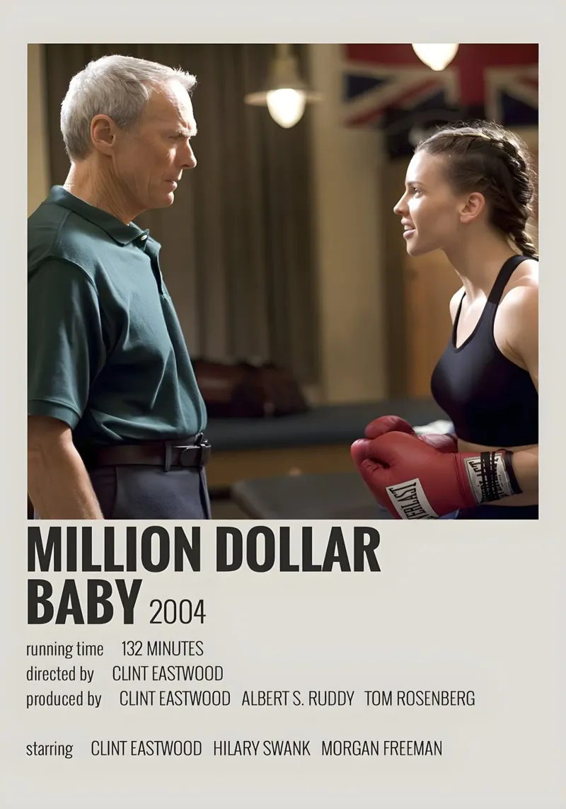 MILLION DOLLAR BABY 2004 Hahnemühle von MVFminimalist