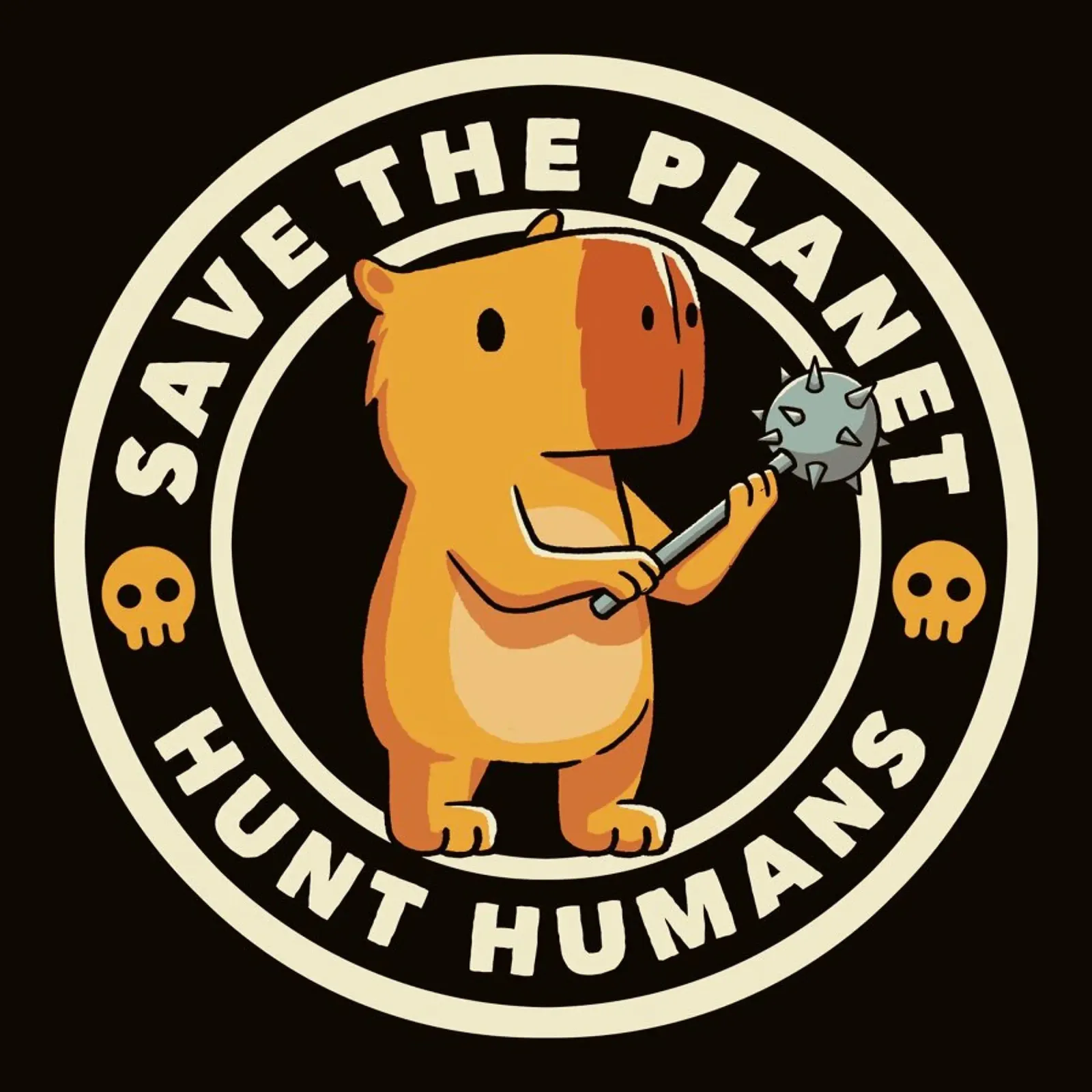 Save The Planet Hunt Humans pellicola backlit da Tobe Fonseca