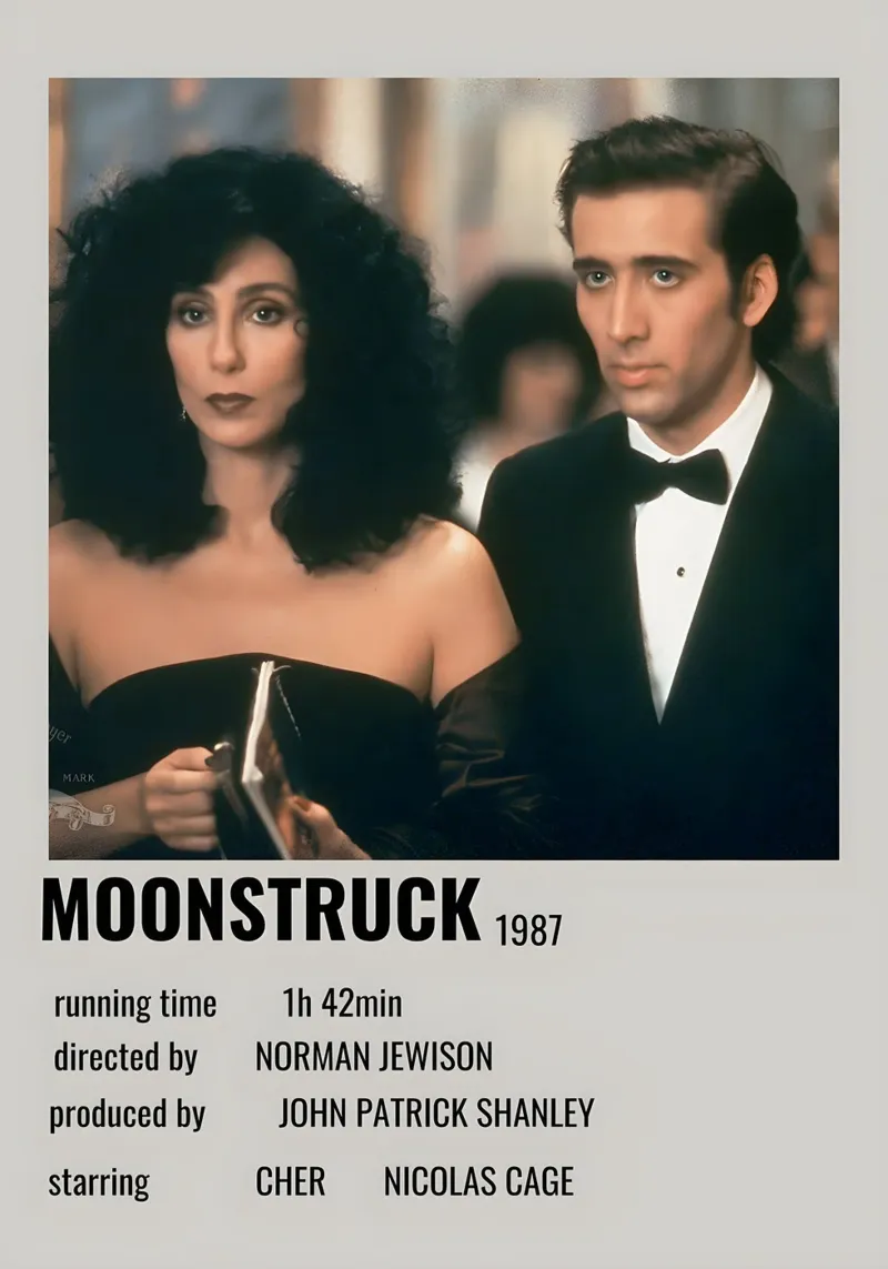 MOONSTRUCK 1987 pellicola backlit da MVFminimalist