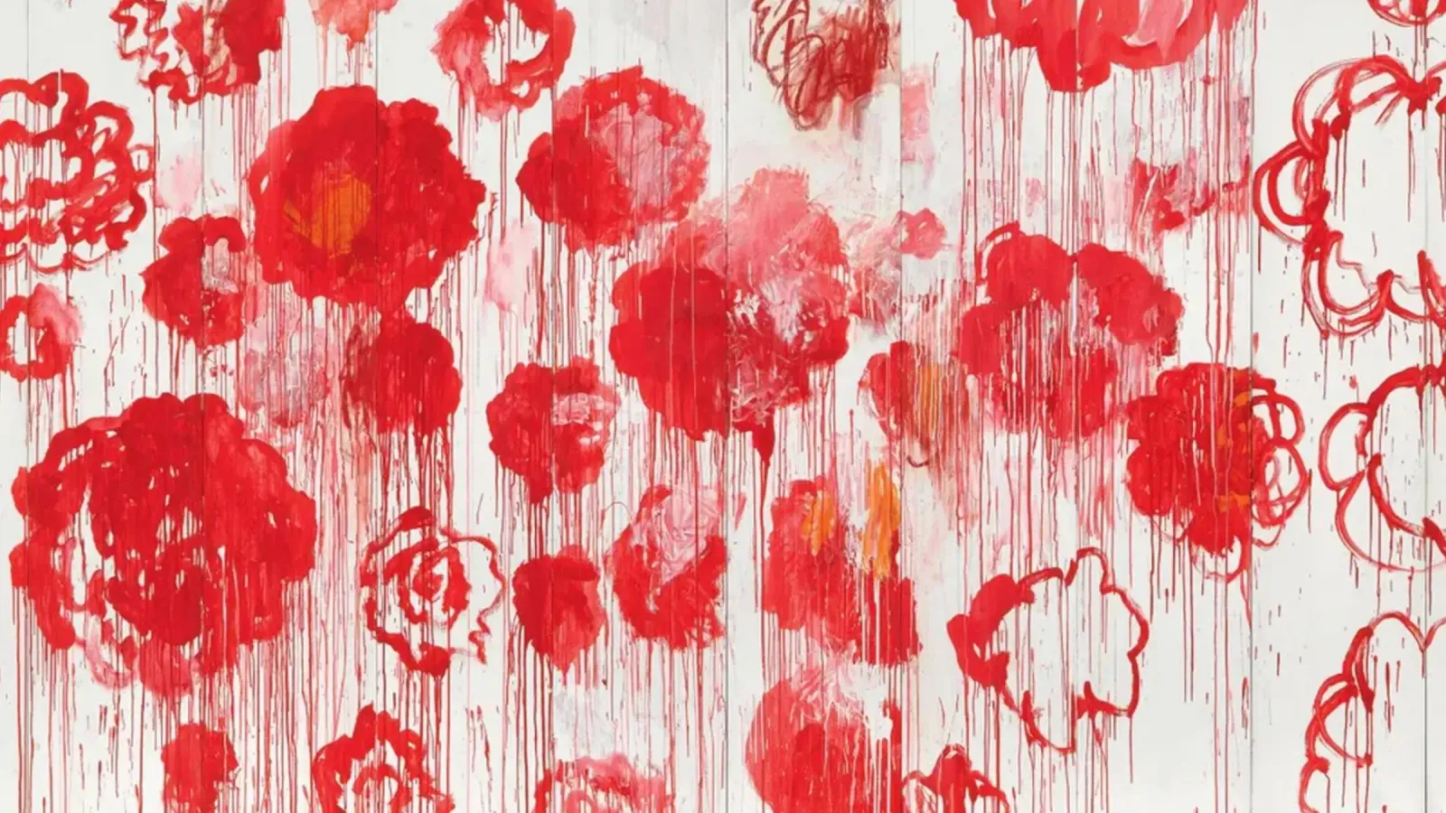 Poster di Cy Twombly in fiore pellicola backlit da Albertopant