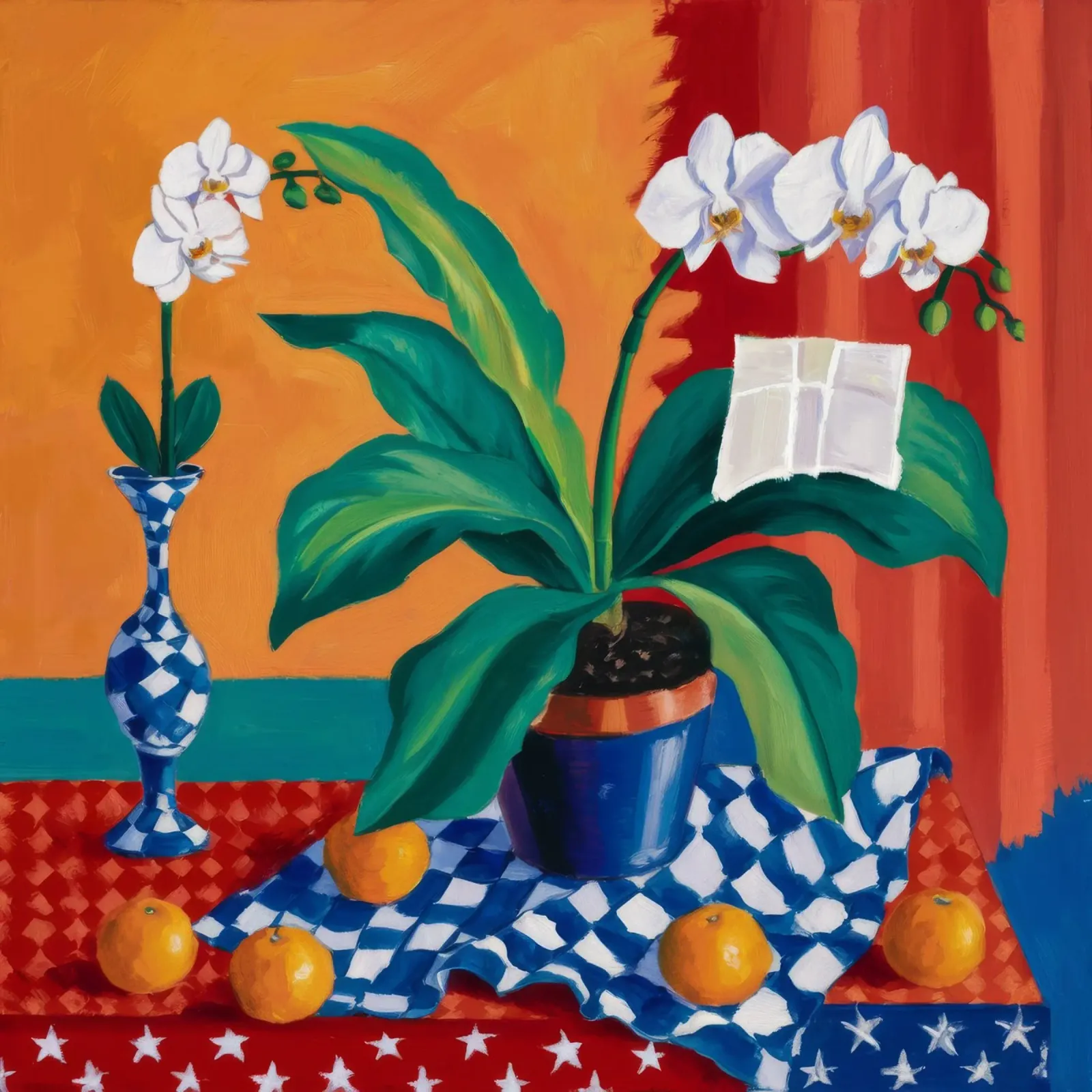 Orquídea y guinga metacrilato de Fable Tempa
