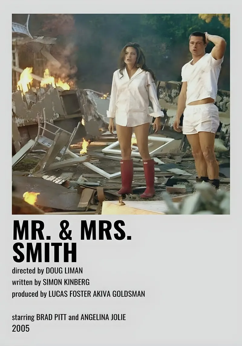 MR. & MRS. SMITH pellicola backlit da MVFminimalist