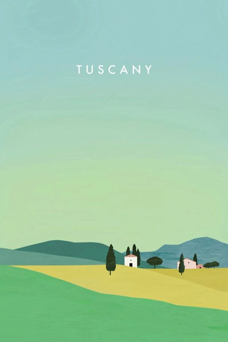 Tuscany poster da Katinka Reinke