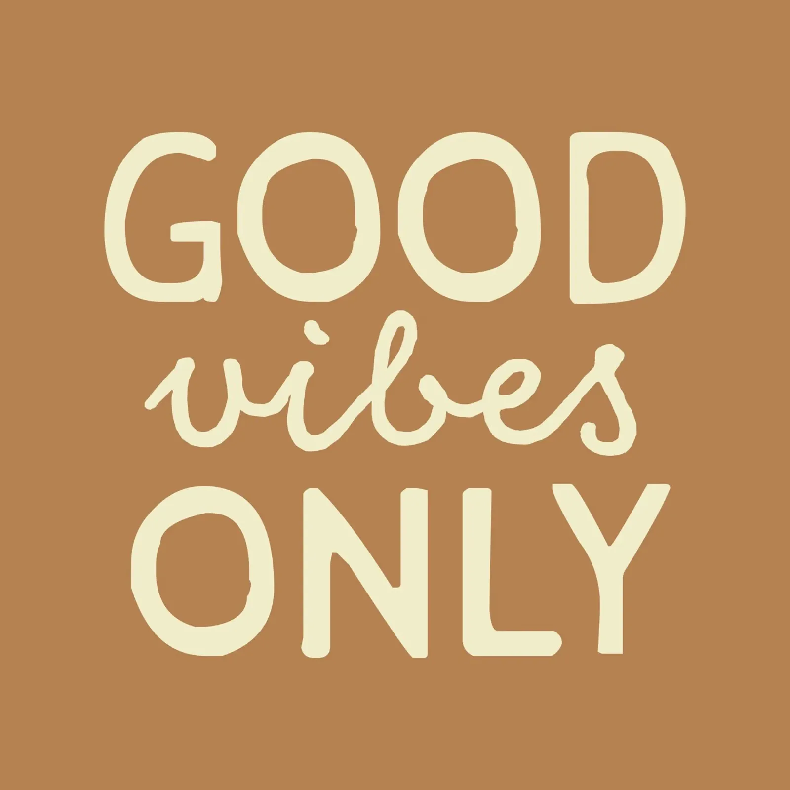 GOOD vibes ONLY metacrilato de STUDIO 4H37
