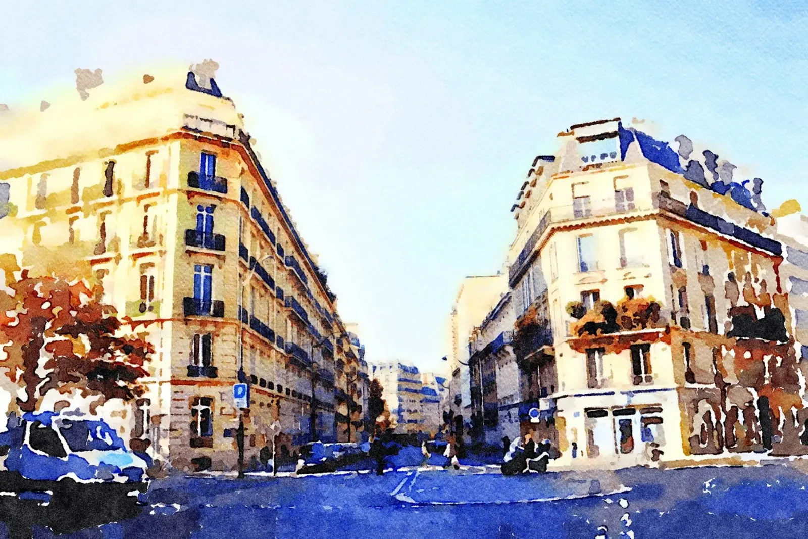 Parigi pellicola backlit da Massimo Frascogna