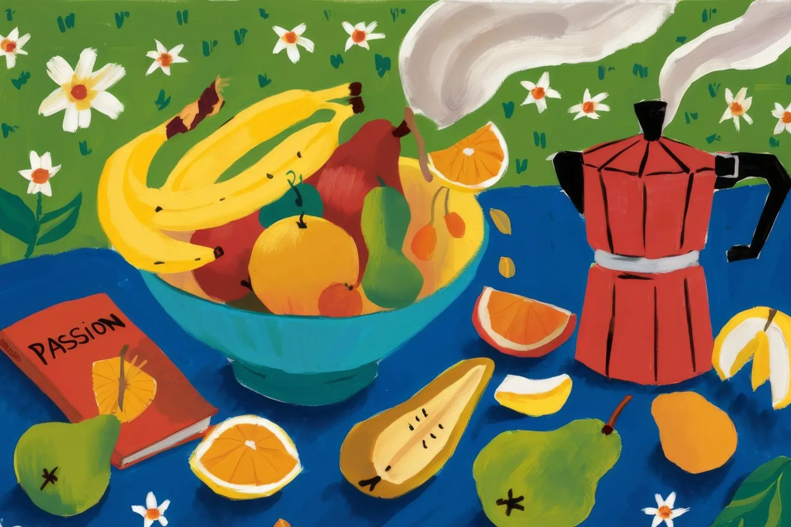 Verdant Fruit Fiesta hahnemühle by Fable Tempa