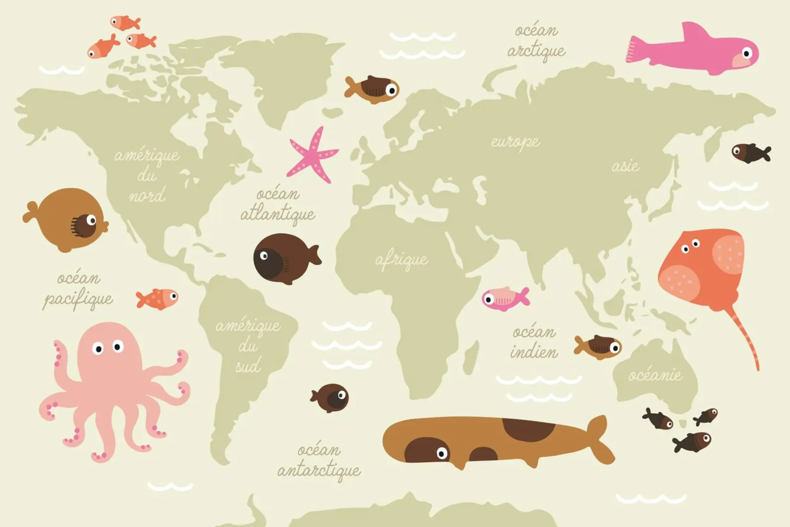the marine world canvas with Floater frame by STUDIO 4H37