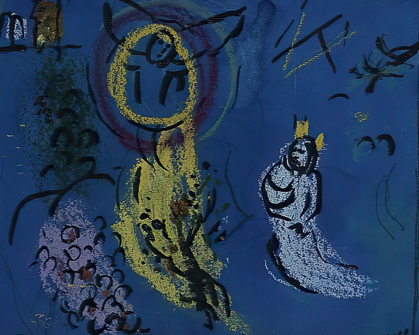 March Chagall Moses with the Burning Bush poster by MC Exhebition