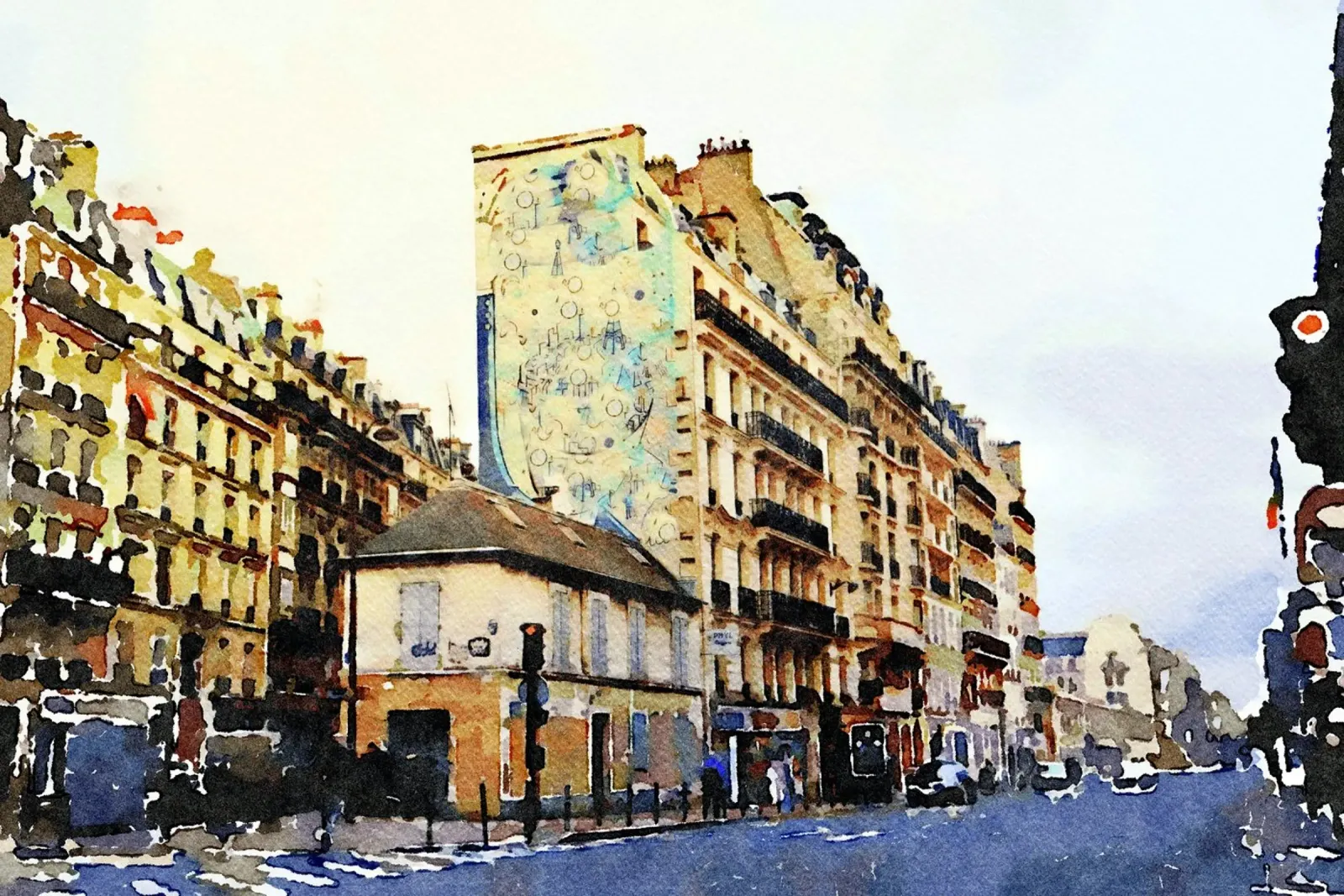 In Paris Acryl-Glas von Massimo Frascogna
