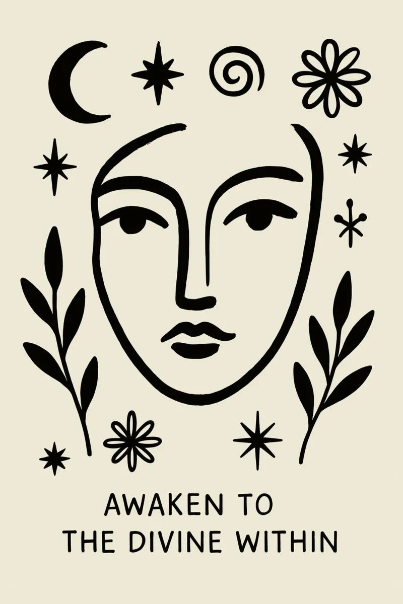 Awaken To The Devine Within carta hahnemühle da treechild