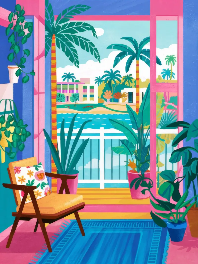 Maximalist Window View metacrilato de FadeAura