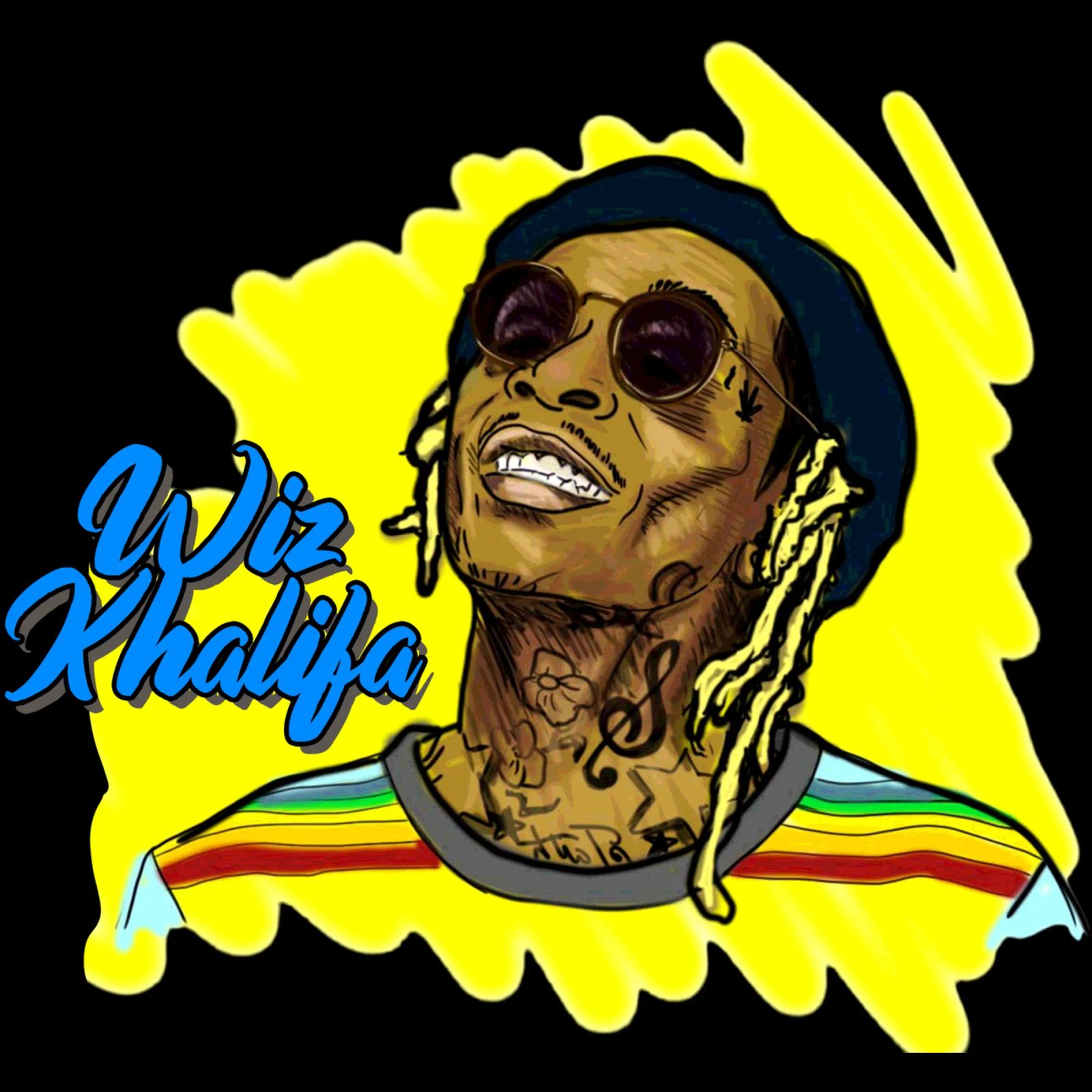 Wiz Khalifa Estilo Vectorial metacrilato de Sigrid Rauuy