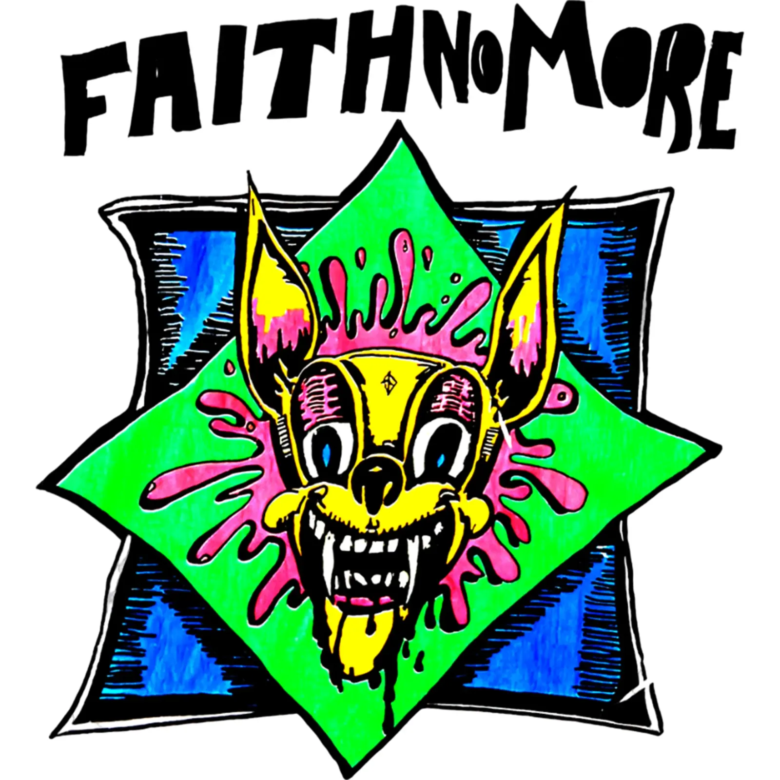 Faith No More - Typography pellicola backlit da Tara Bergener