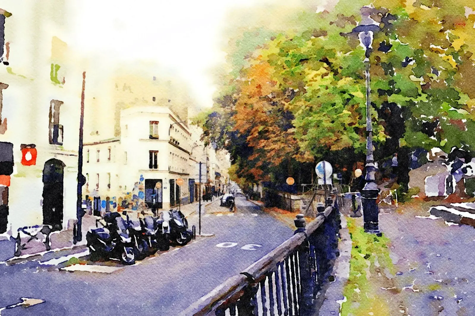 A Parigi pellicola backlit da Massimo Frascogna