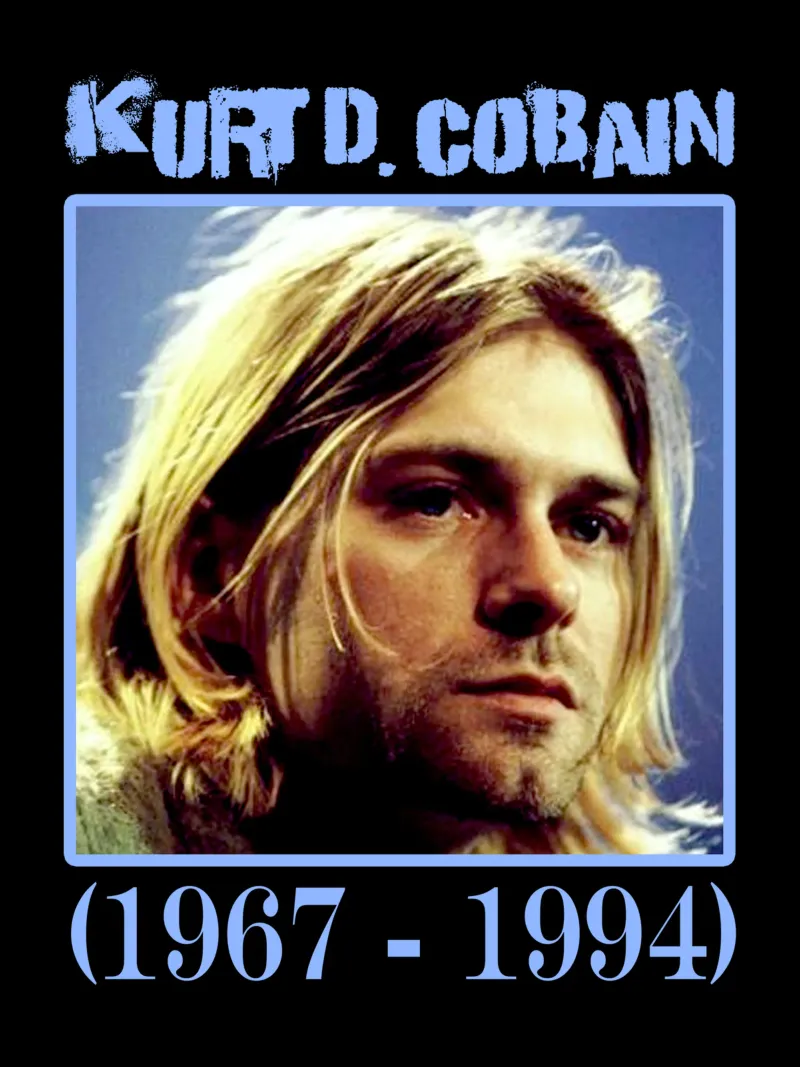 Riposa in pace Kurt Cobain pellicola backlit da https://www.juniqe.com/uk/shop/Henndraws