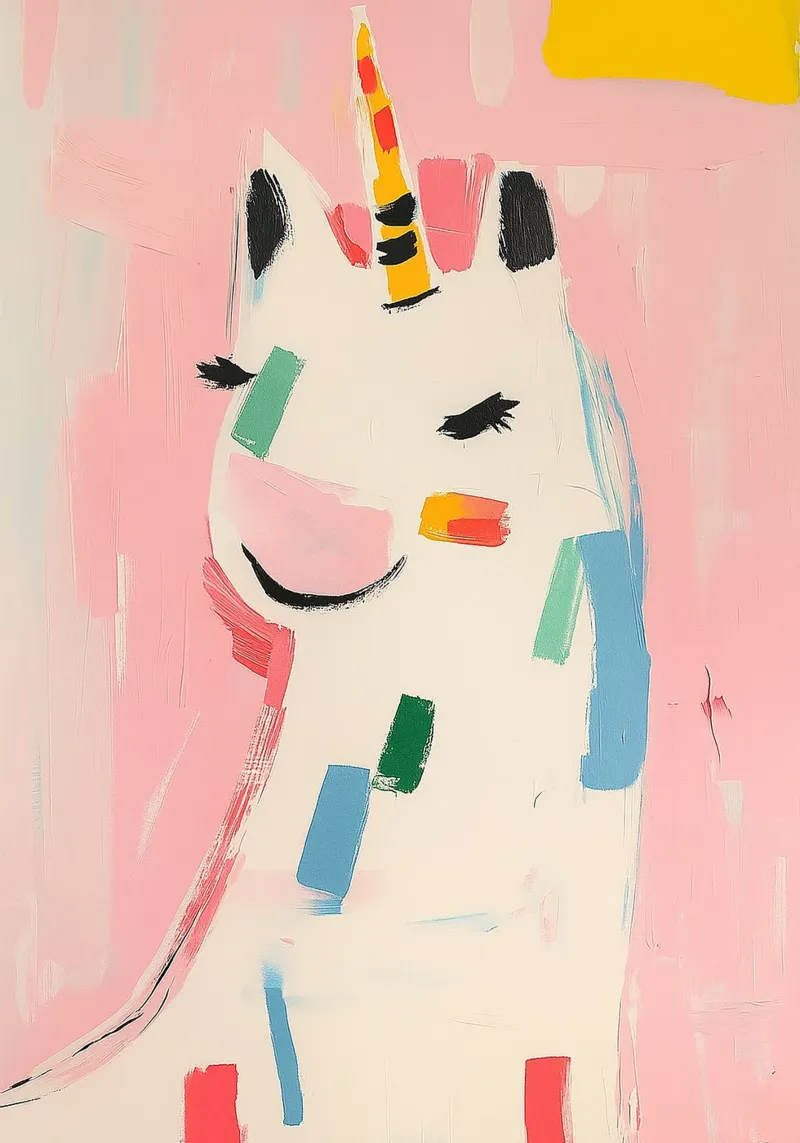 Unicorn pellicola backlit da Attaboy Dsgn