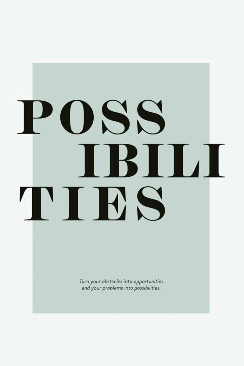 Possibilities poster by Ayleen