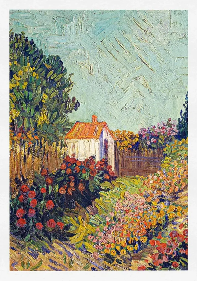 Vincent van Gogh Art Print - Landscape forex plate by ashcraft shop