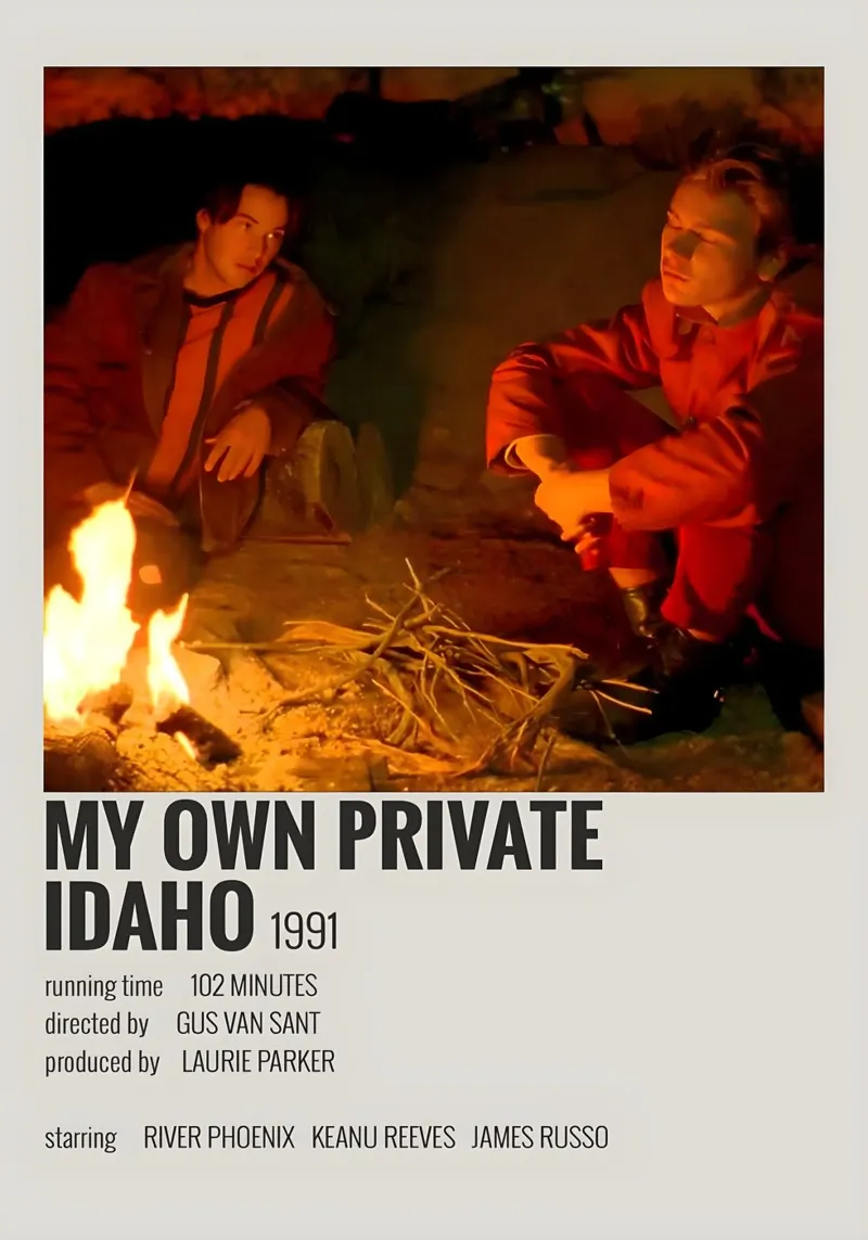 MY OWN PRIVATE IDAHO 1991 pellicola backlit da MVFminimalist
