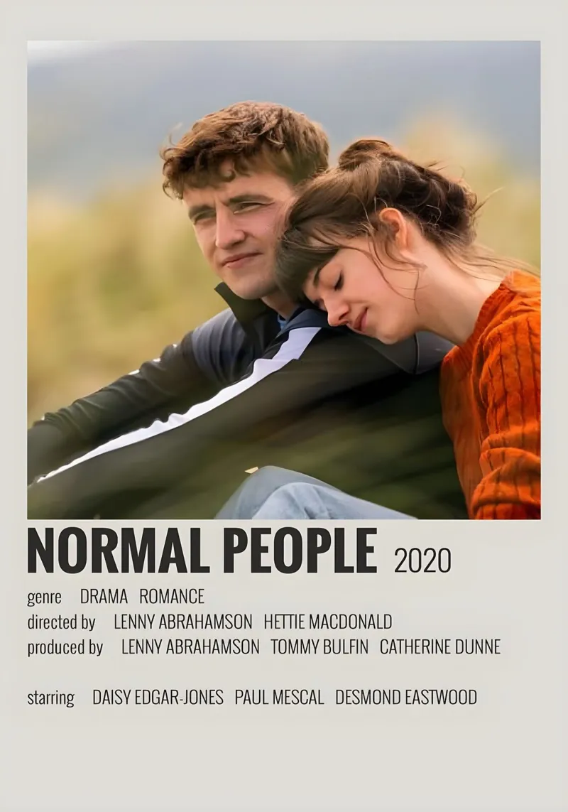 NORMAL PEOPLE 2020 pellicola backlit da MVFminimalist