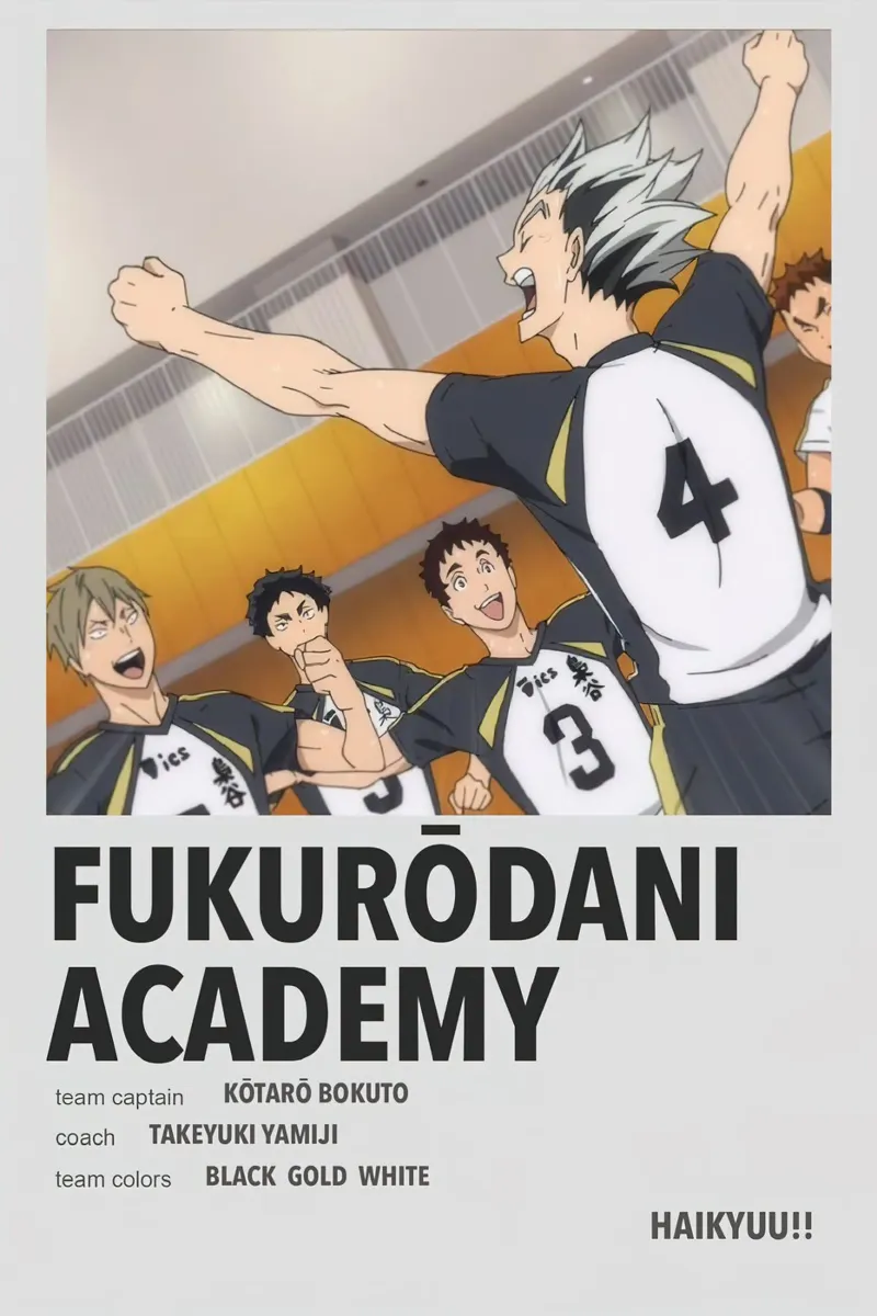 academia fukurodani metacrilato de Green